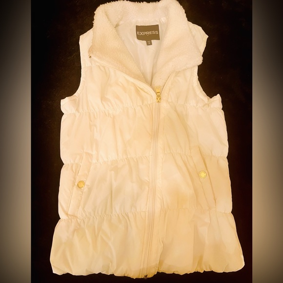 Express White Vest, Size Small, Excellent Condition! - Picture 1 of 9